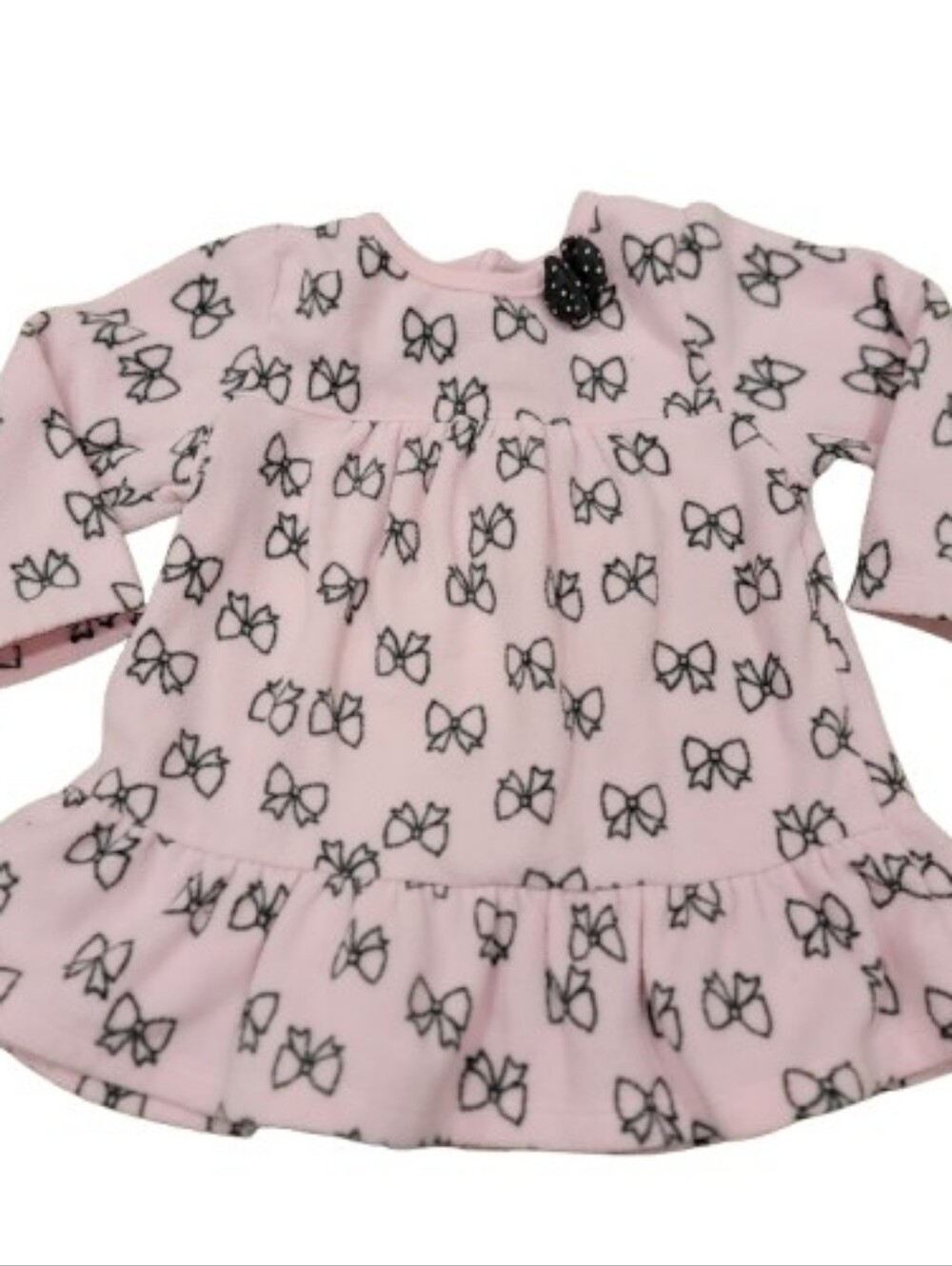 Carters Child of Mine Fleece Pullover Shirt Toddler Girls 12M Pink Long Sleeve